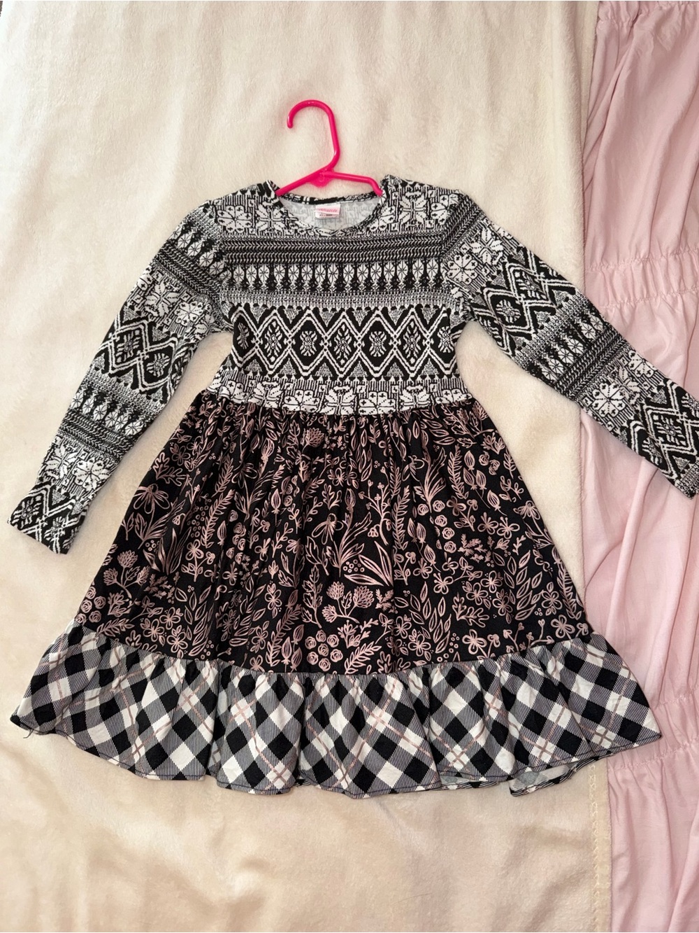 RicRac long sleeve dress Size 5